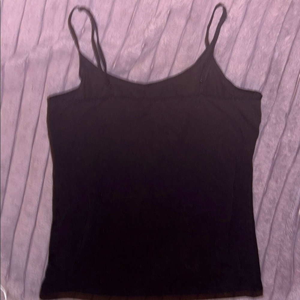Time and Tru Black Camisole Top